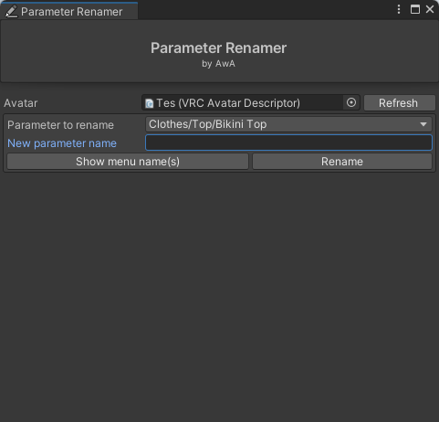 Parameter Renamer